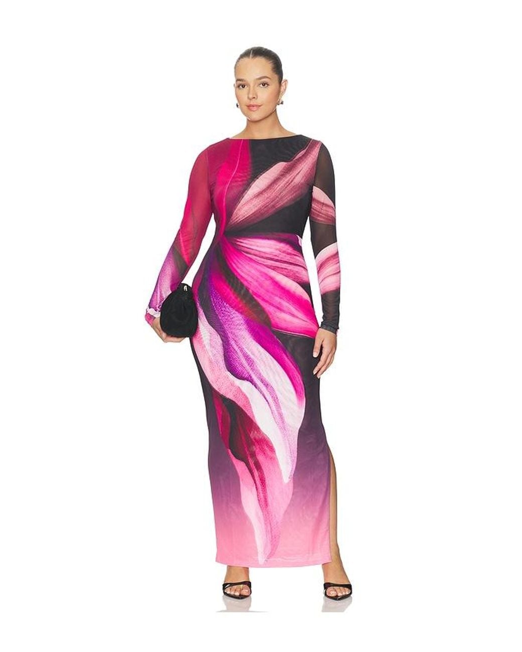 AFRM Pink Phyll Midi Dress