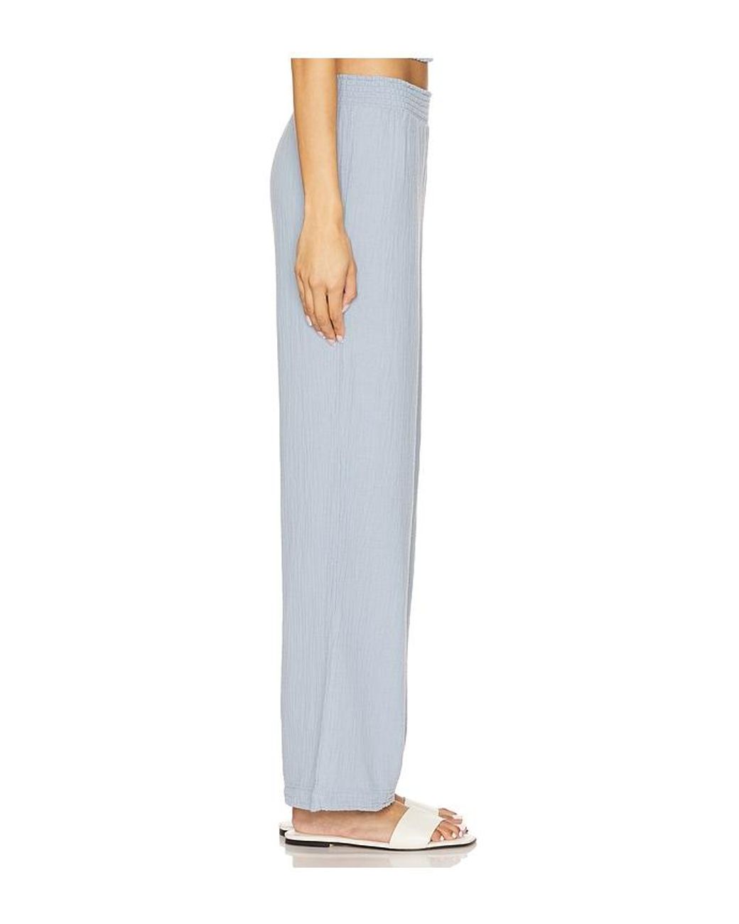 Bobi Blue Beach Wide Leg Pant