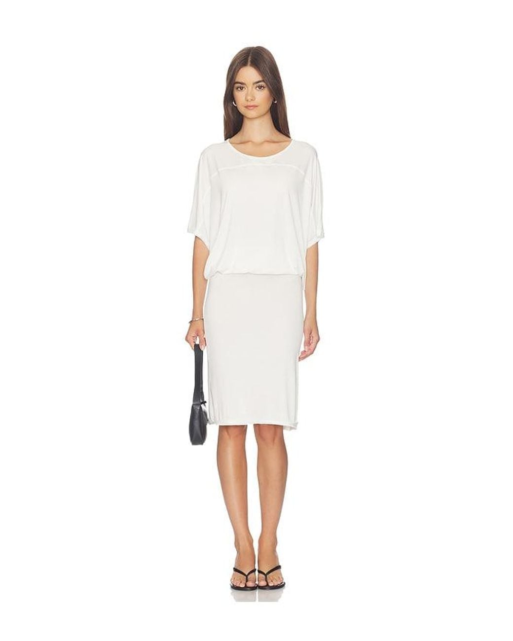 With Jean White Vinnie Dress