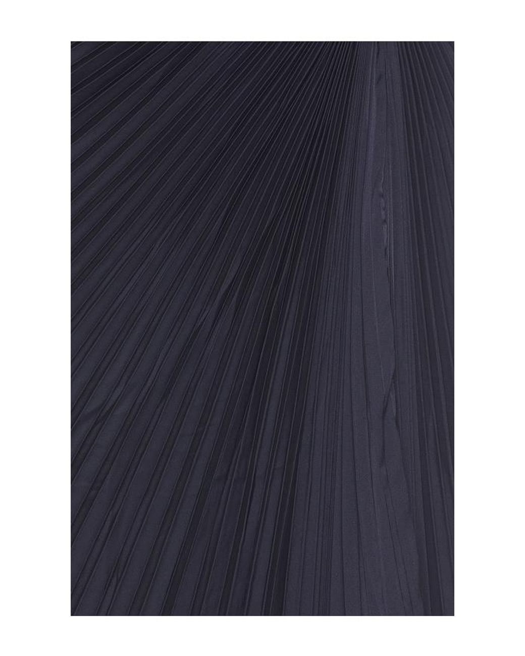 AMUR Blue Kaylani Pleated Gown