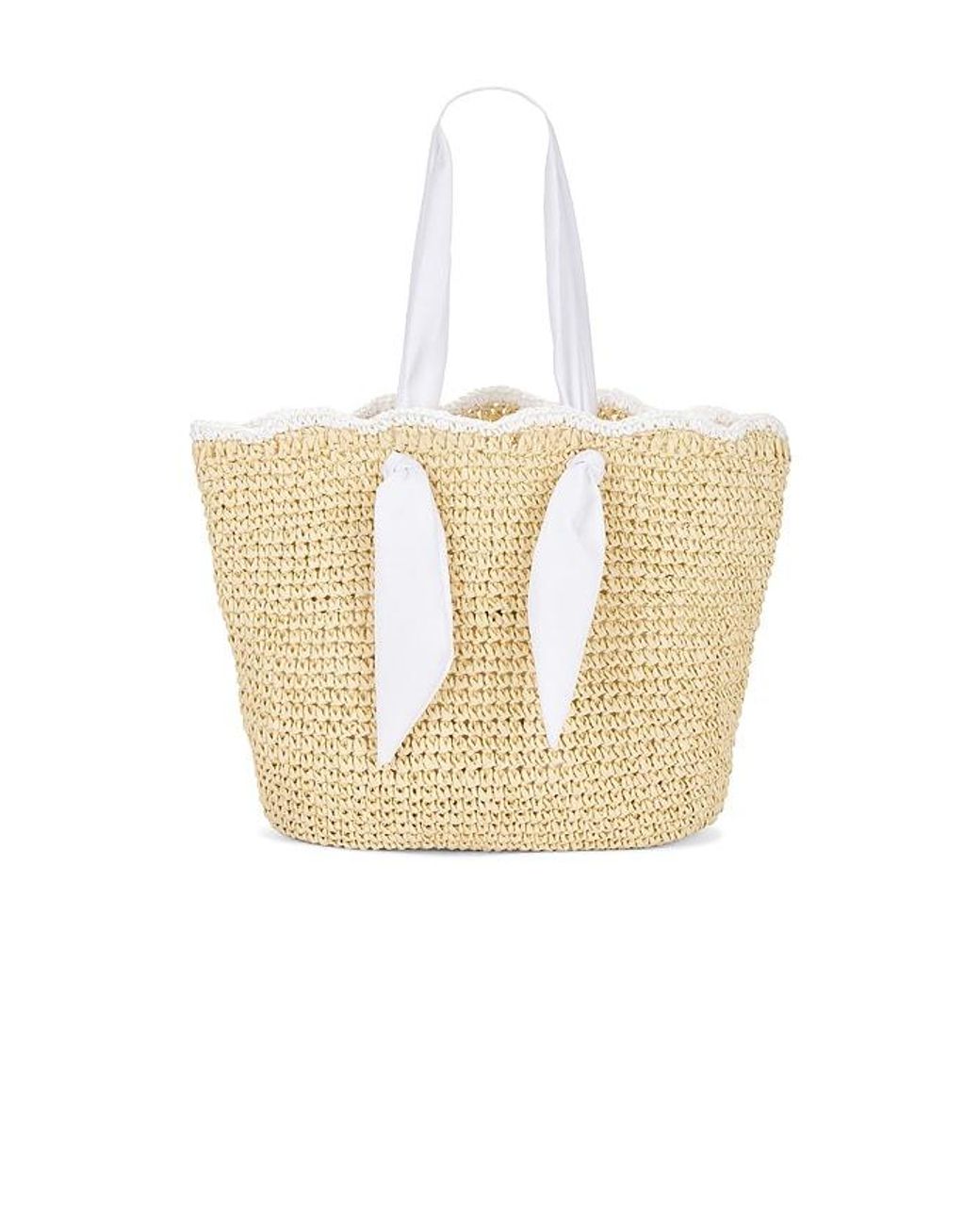 Nikki Beach White Capri Tote Bag
