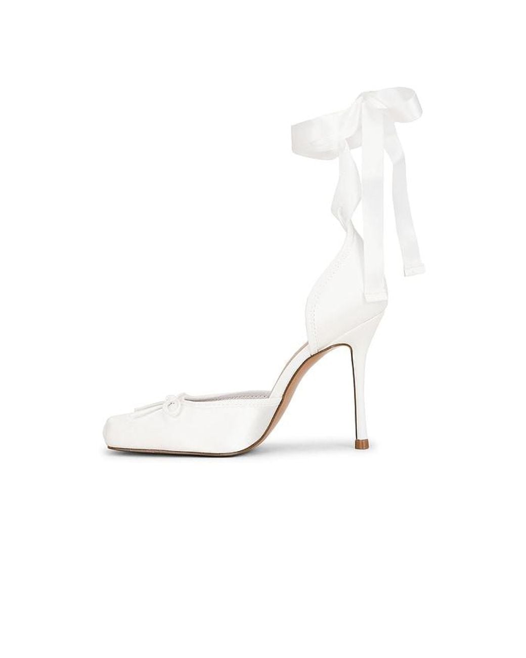 Steve Madden White Larina Heel