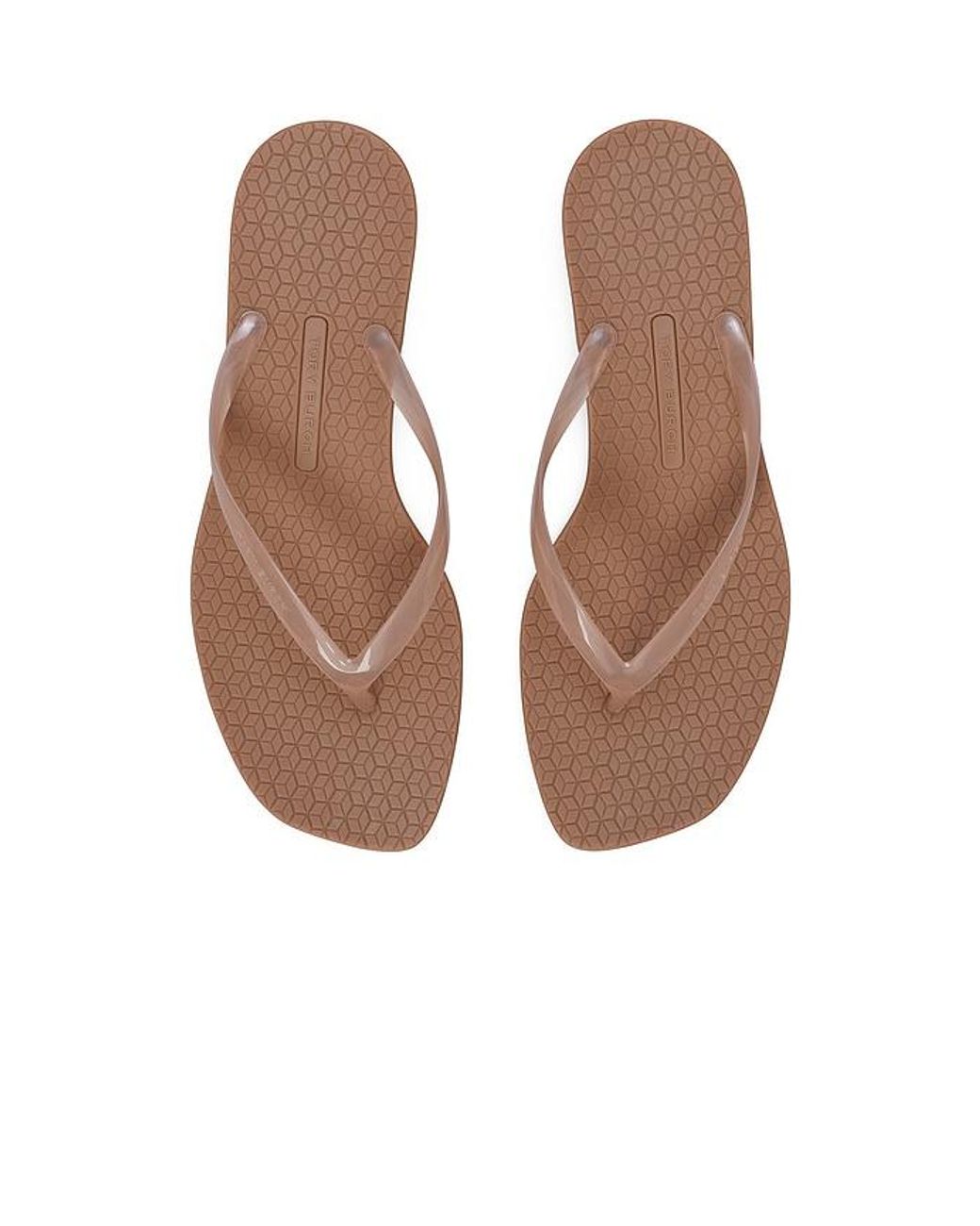 Tory Burch White Jelly Heel Flip Flop