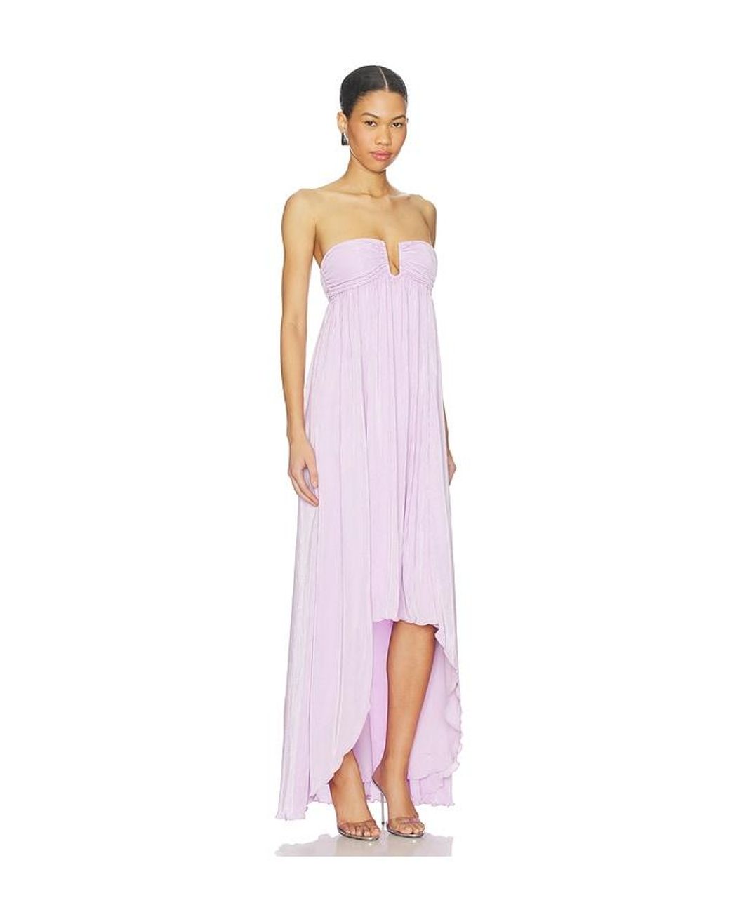 Lovers + Friends White Amelie Gown