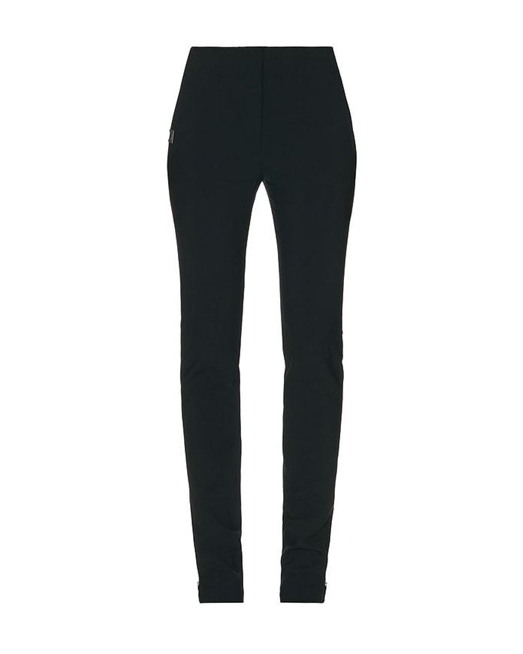 HAELO Black Brace Waist Slim Trouser