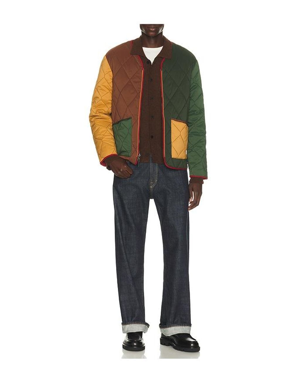 BLOUSON SEGMENT en Multi Malbon pour homme en coloris Red
