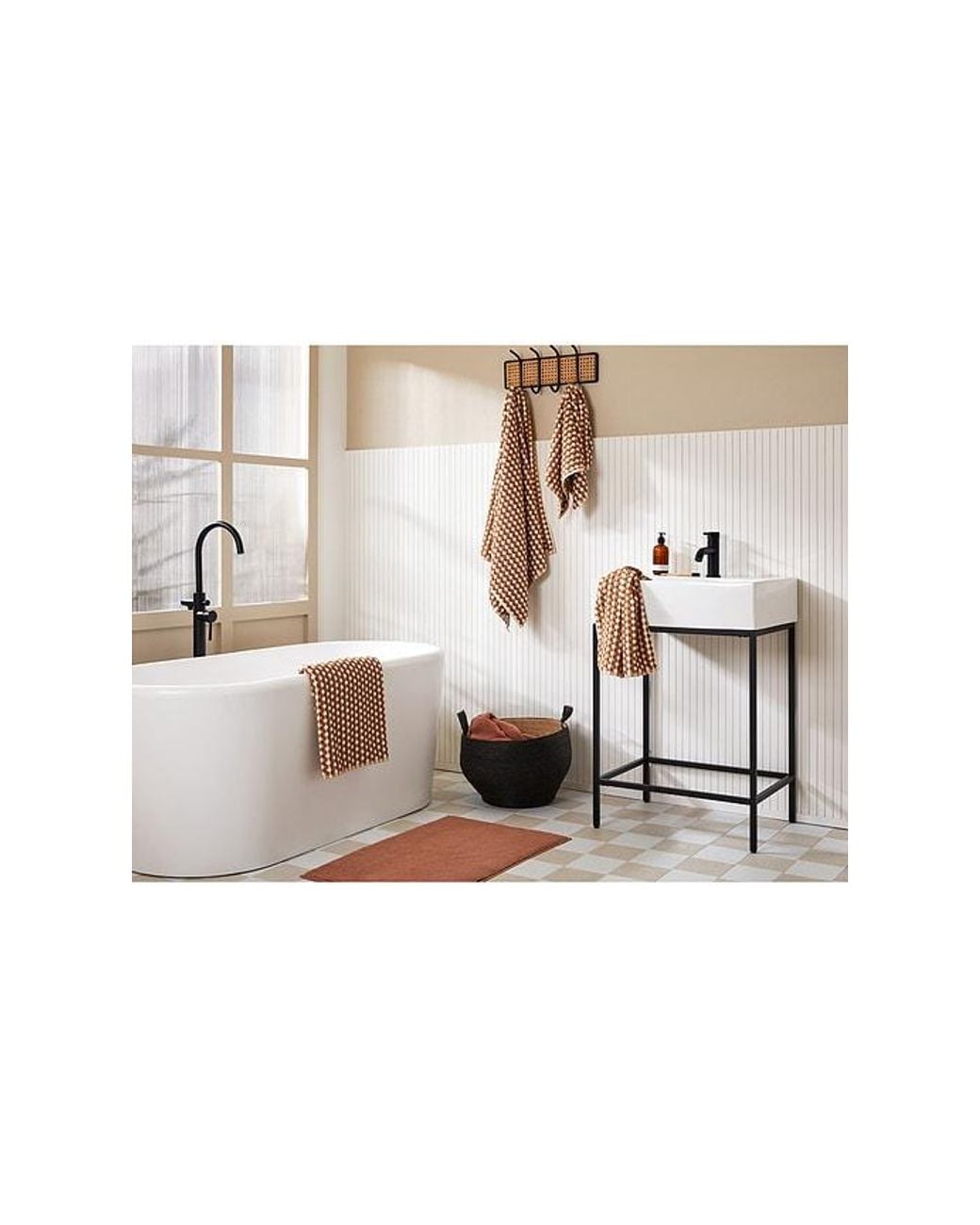 Parachute Multicolor Organic Mosaic Hand Towel