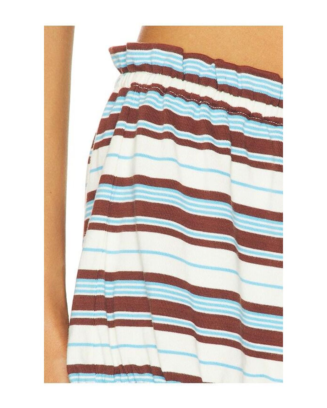 Posse Blue Nadine Ruffle Short