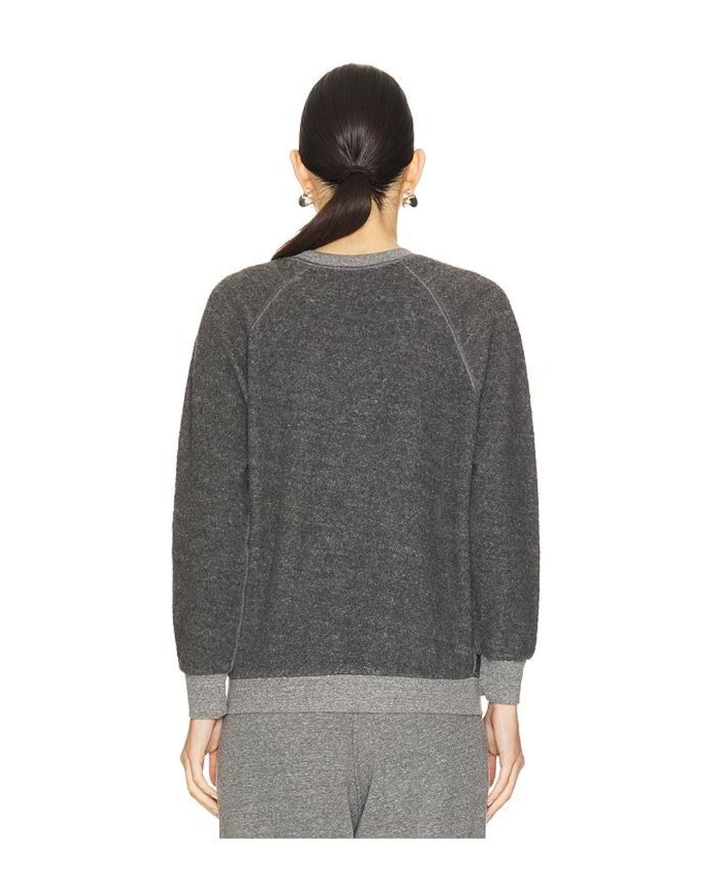 PERFECTWHITETEE Gray Ziggy Crewneck