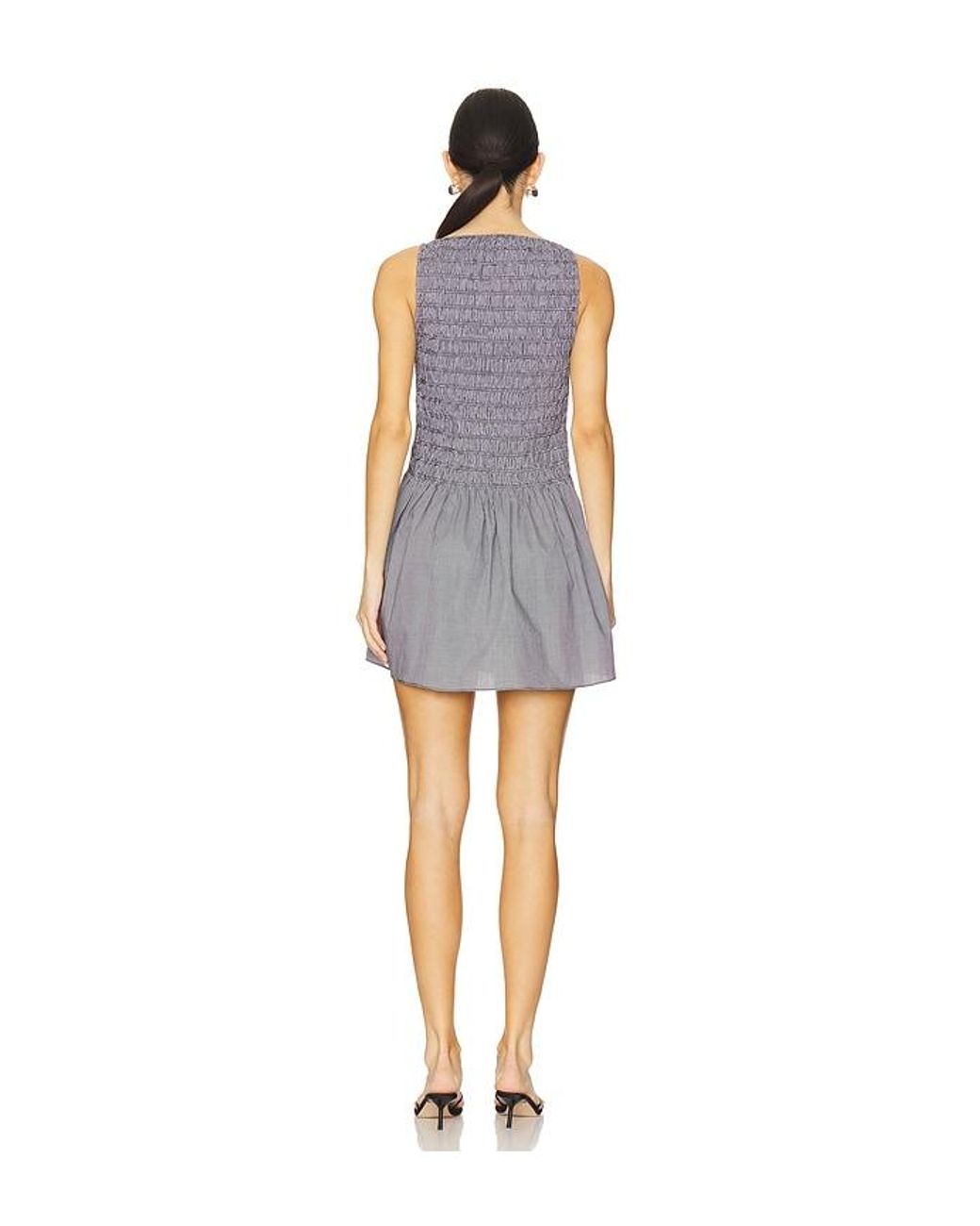 Faithfull the Brand Noa Mini Dress in Blue | Lyst UK Faithfull the Brand Noa Mini Dress in Blue | Lyst UK