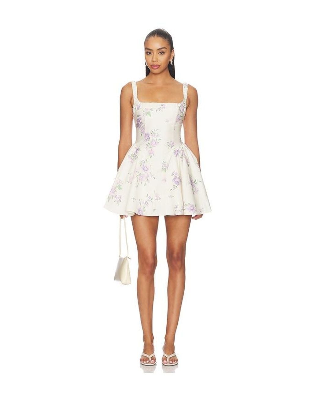 MAJORELLE White Pari Mini Dress