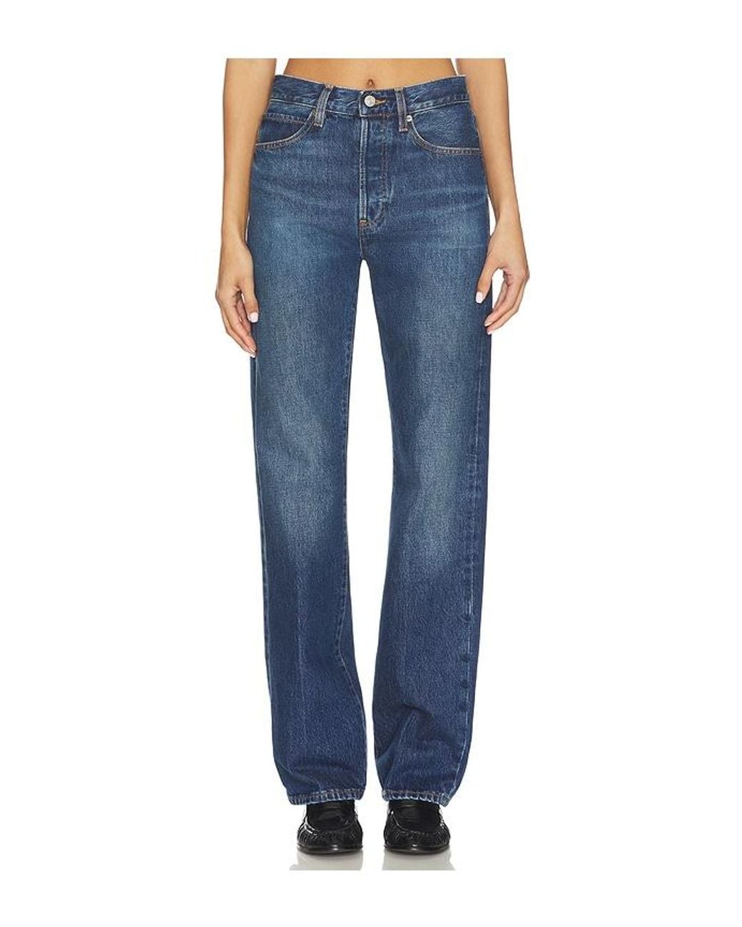 FRAME Blue The Vertical Jeans