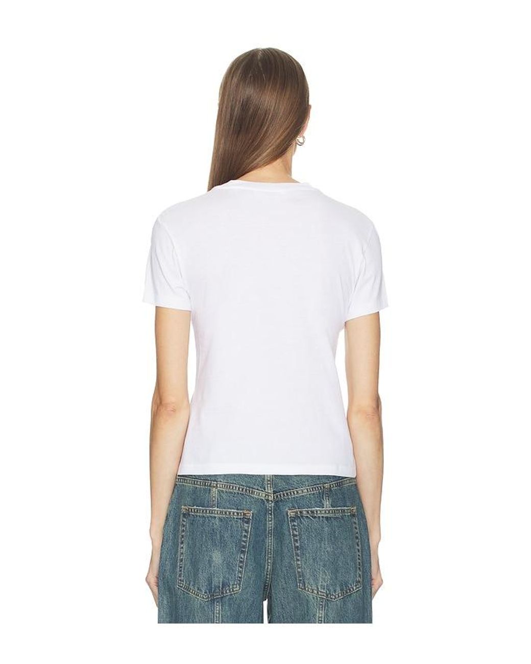 Helmut Lang White Wardrobe Tee