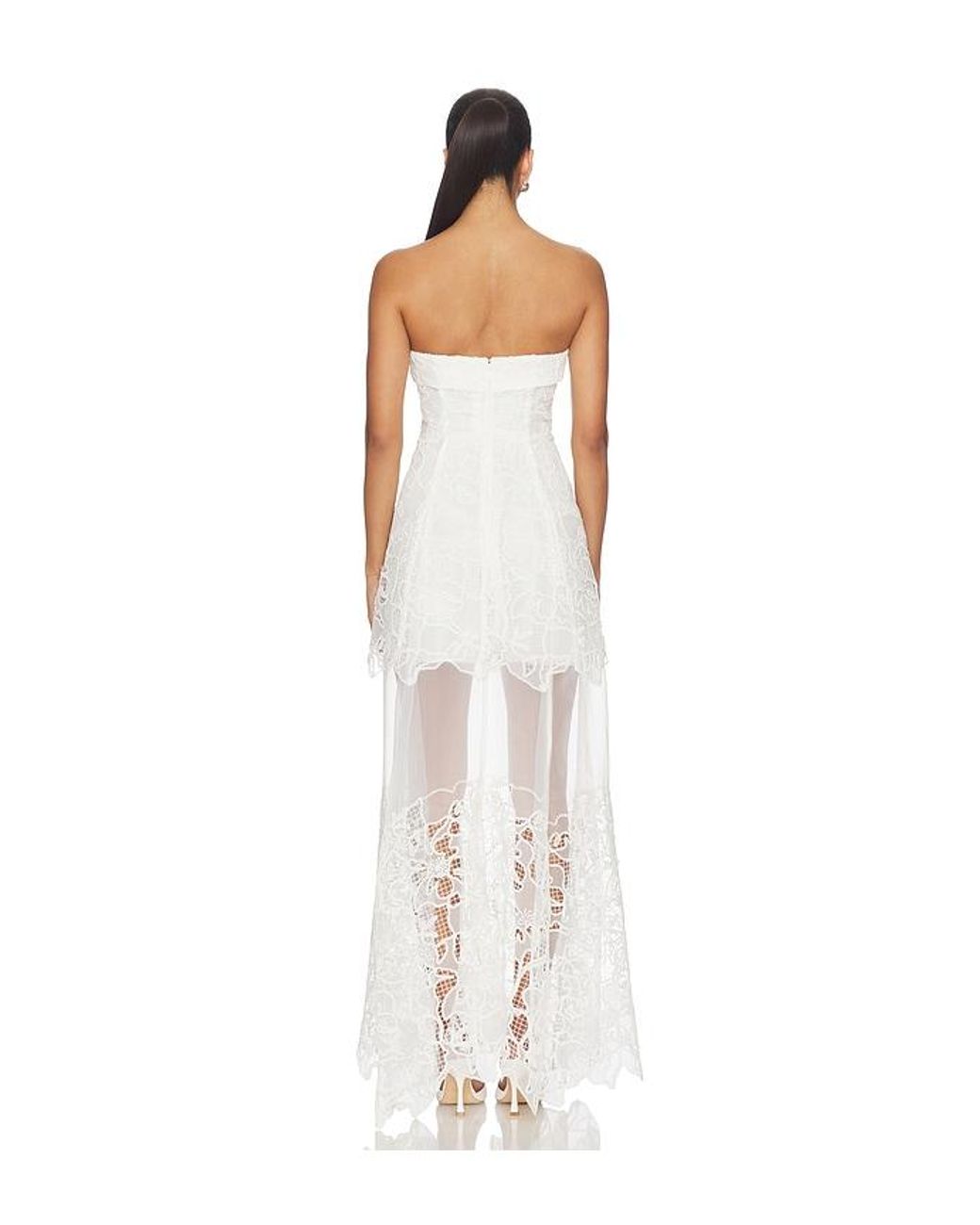 Jonathan Simkhai White Rennis Bustier Gown
