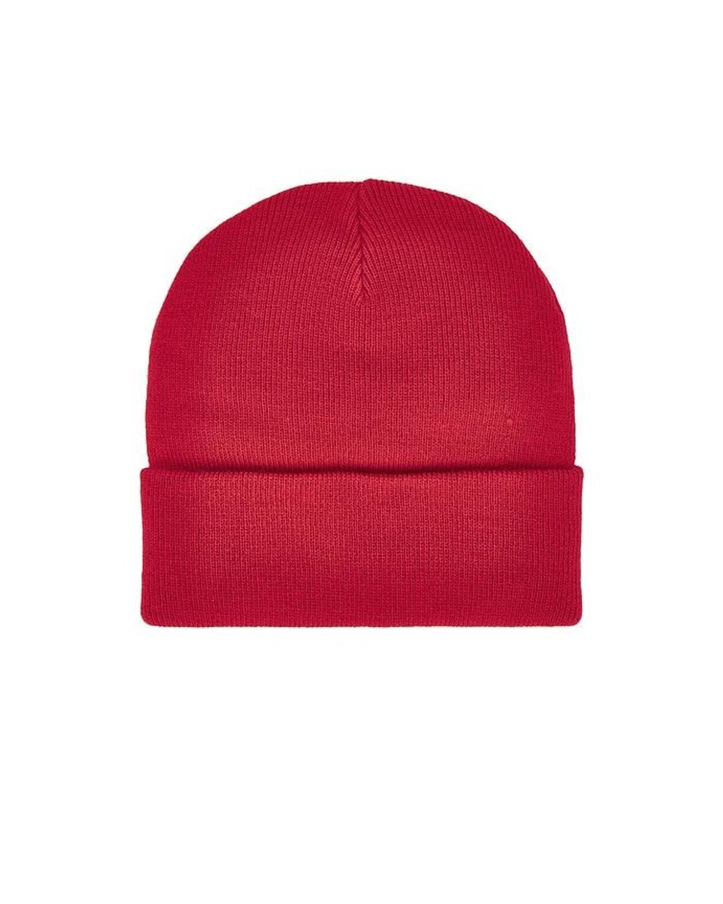 Brixton Red Woodburn Watchcap Beanie for men