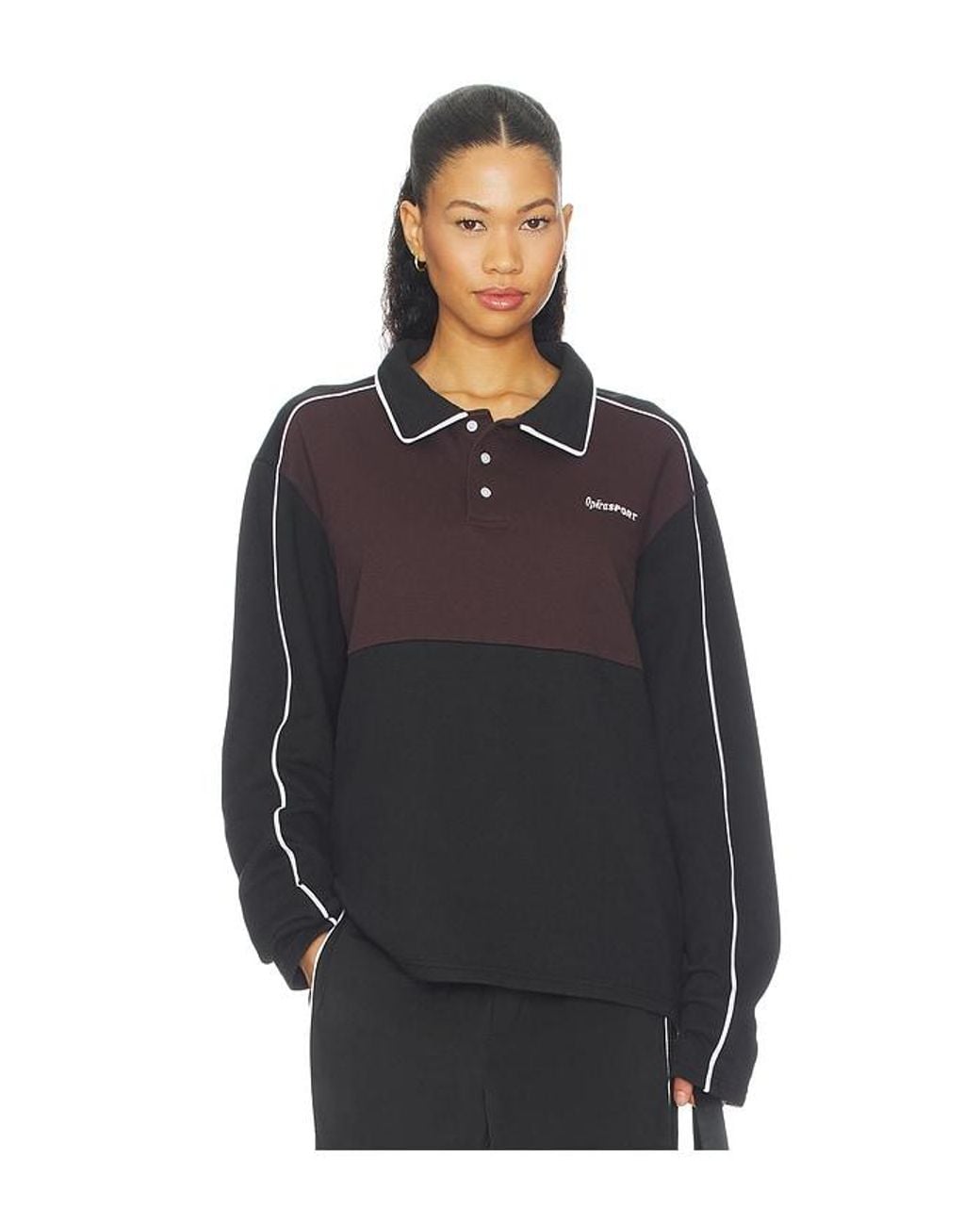 OperaSPORT Black Nico Polo Sweater