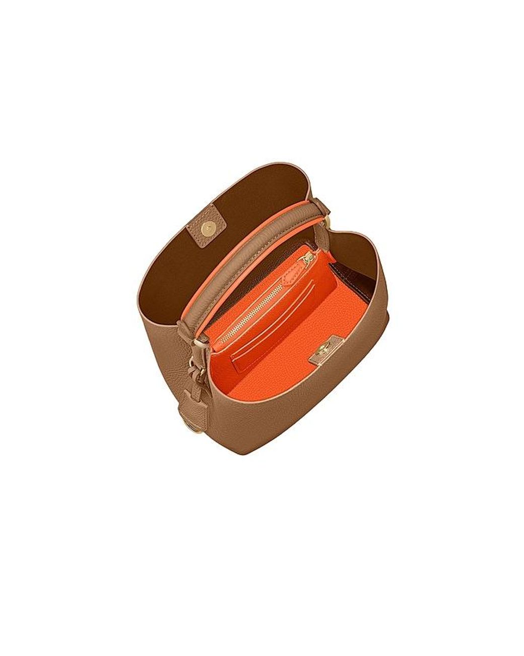 MAISON de SABR Brown The Mini Bucket Bag
