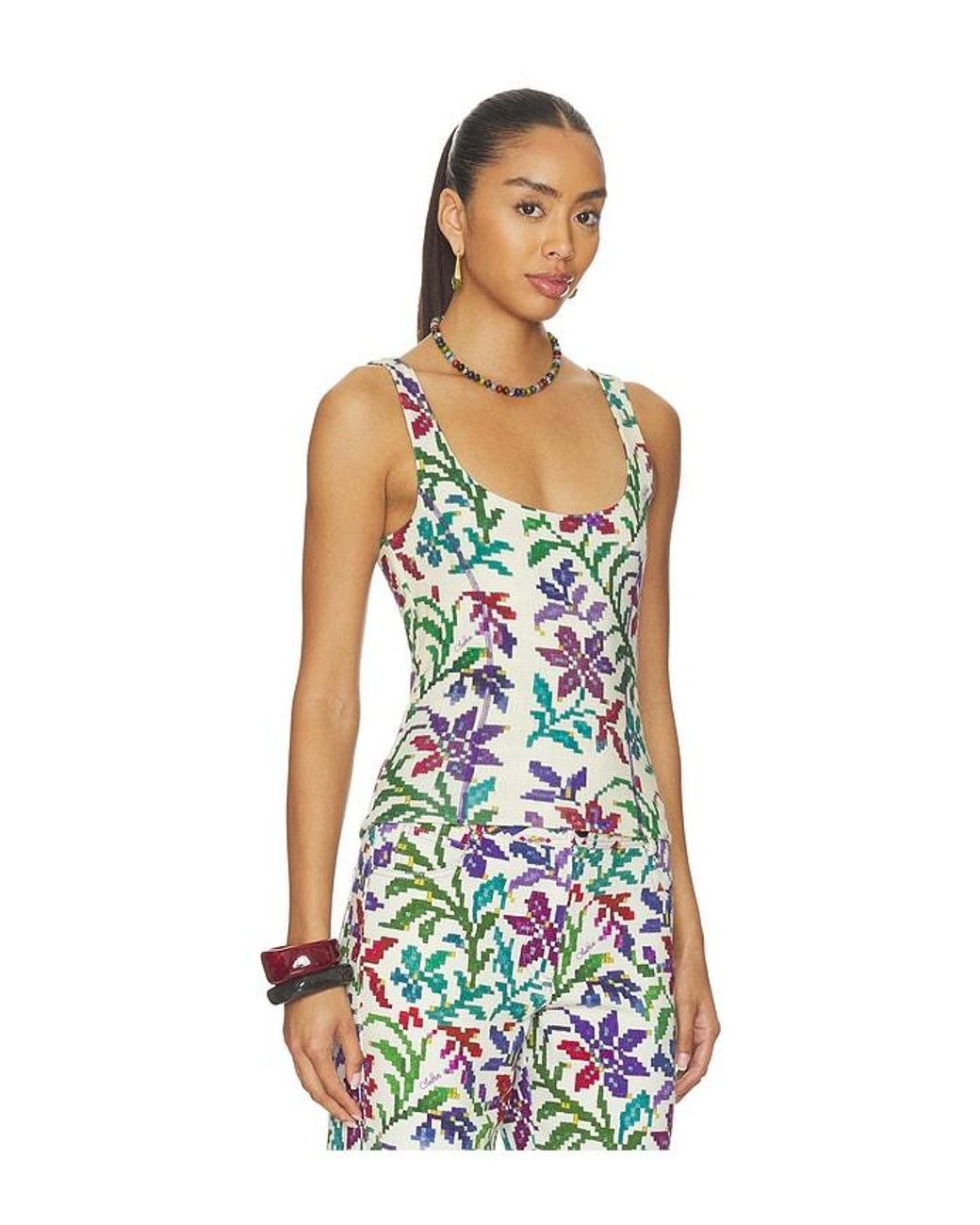 Siedres White Cali Top