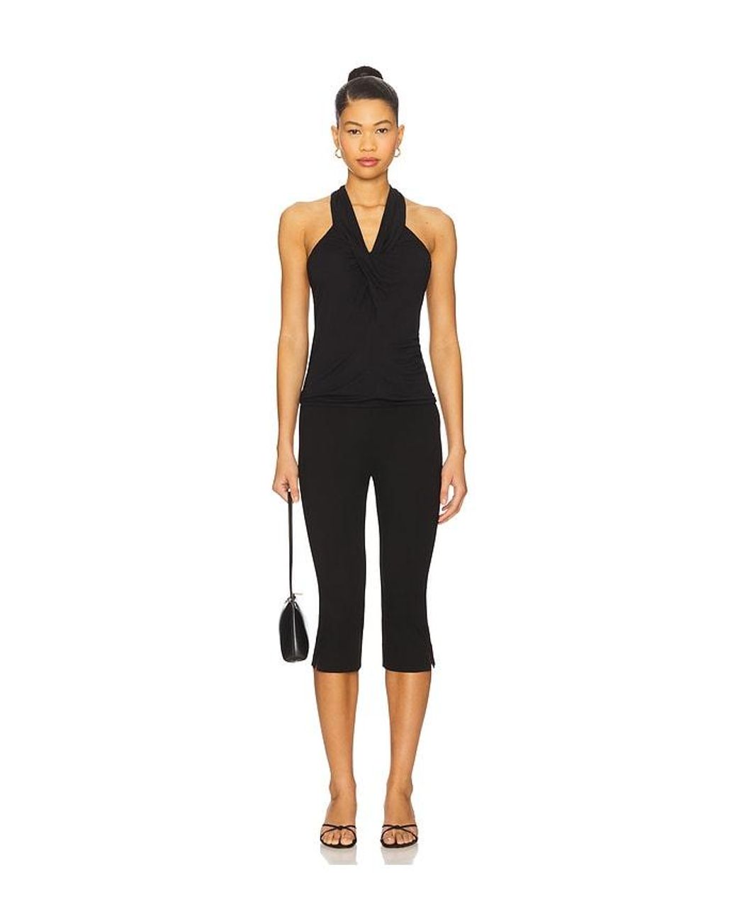 geel Black Webster Top