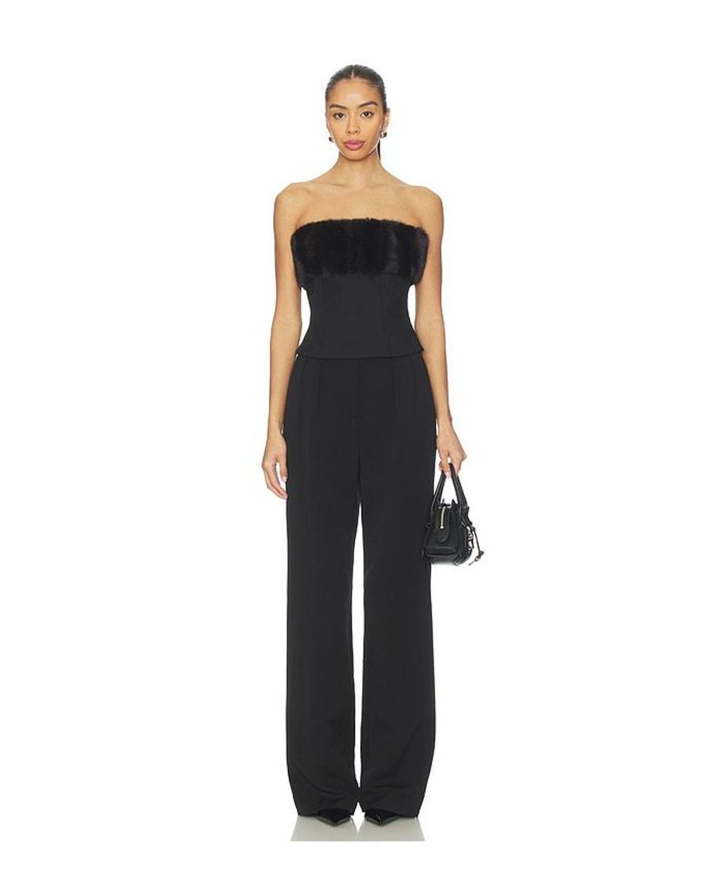 Apparis Black Ivy Tube Top