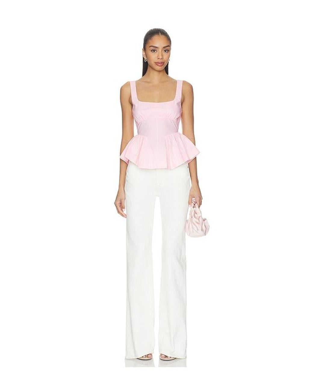 Lovers + Friends Pink Victoria Top