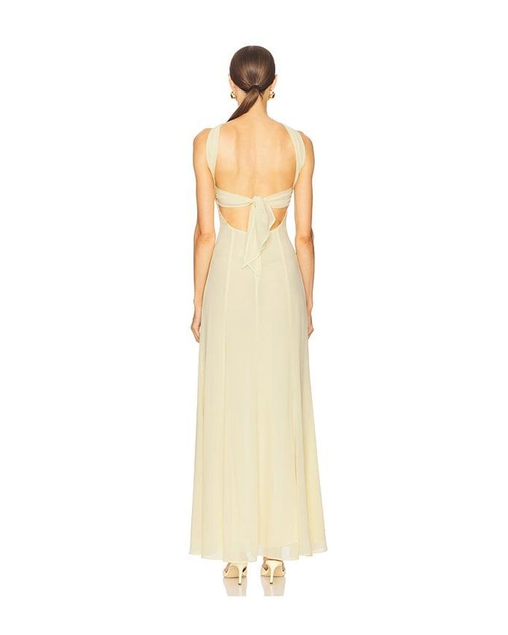 Michael Costello White X Revolve Marie Gown