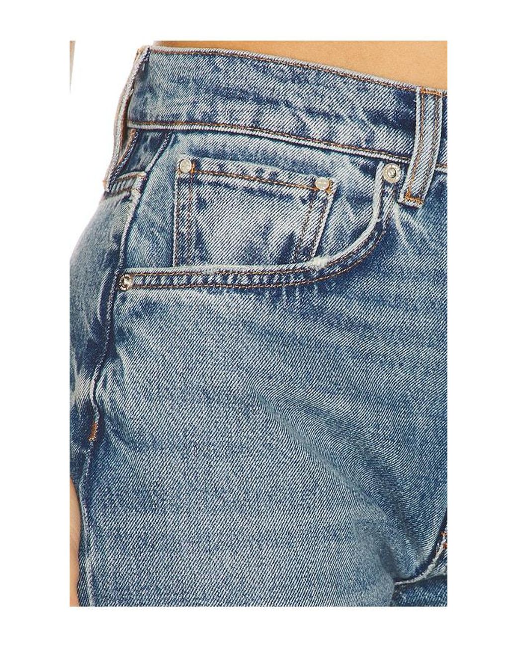 Anine Bing Blue Katherine Straight Leg