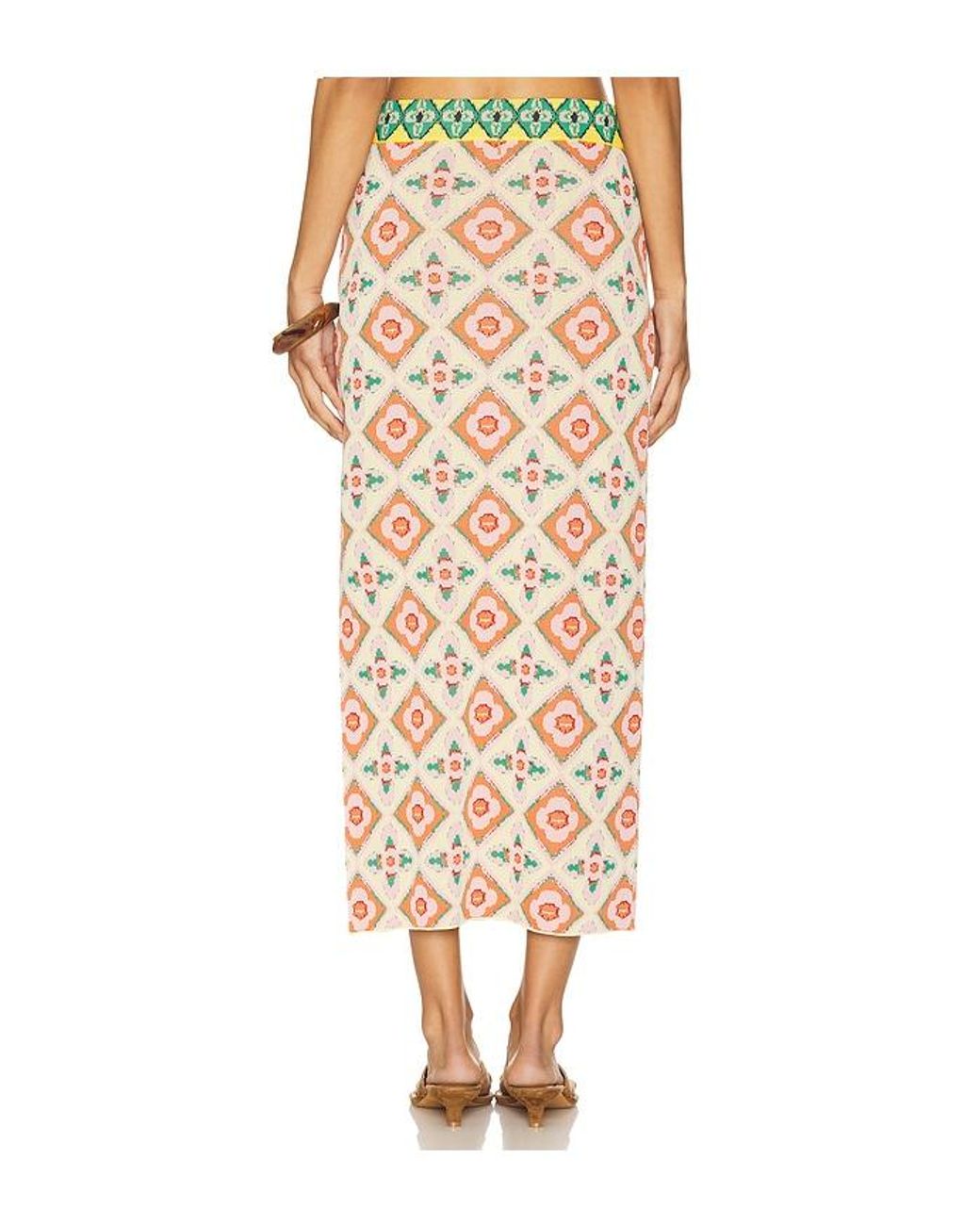 MISA Los Angles White Gwen Skirt