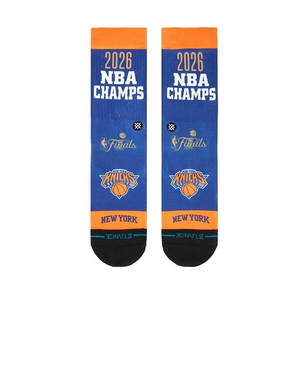Stance Blue Knicks 26 Champs Crew Socks for men