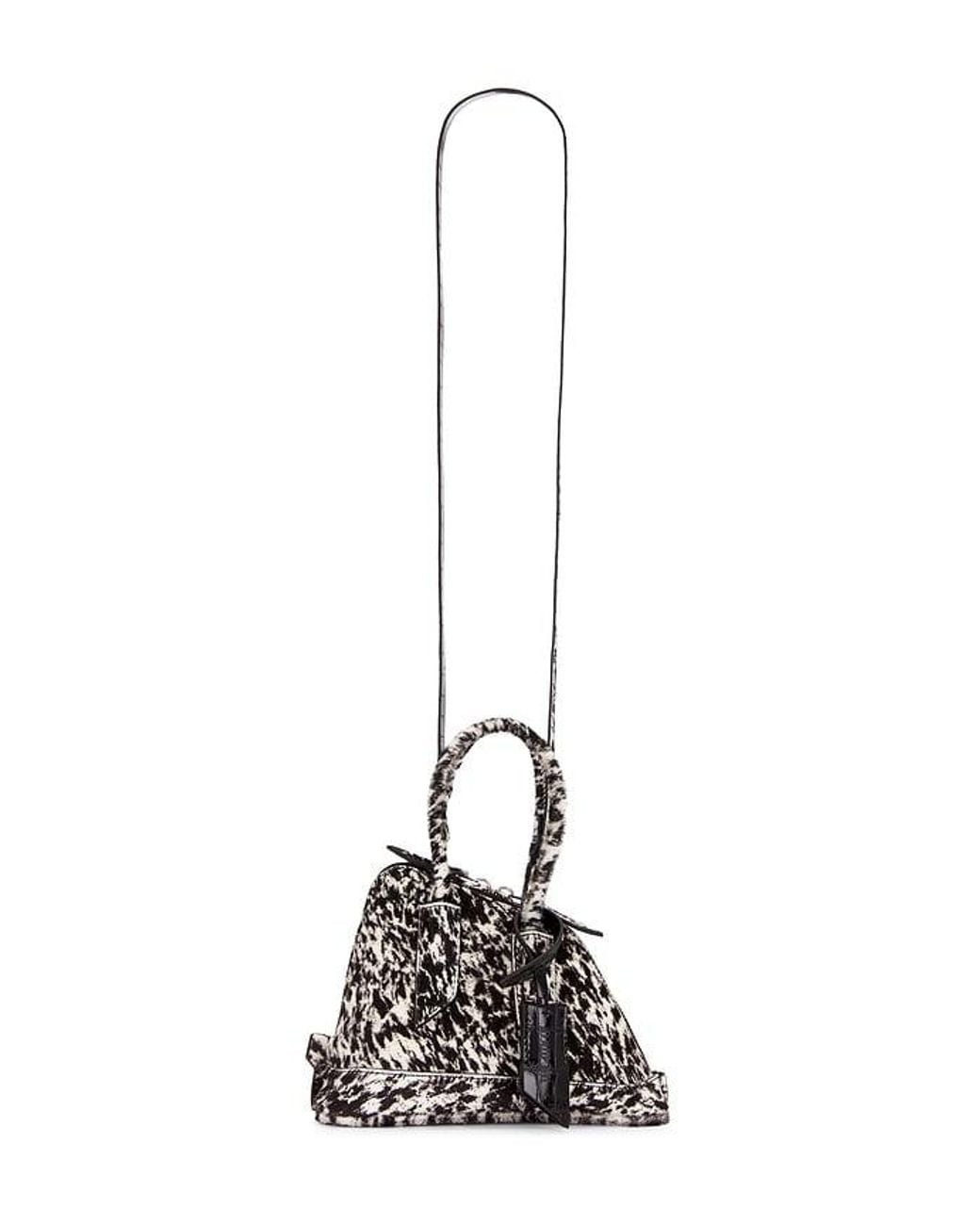 The Attico Black Sant Ambroeus Mini Top Handle Bag