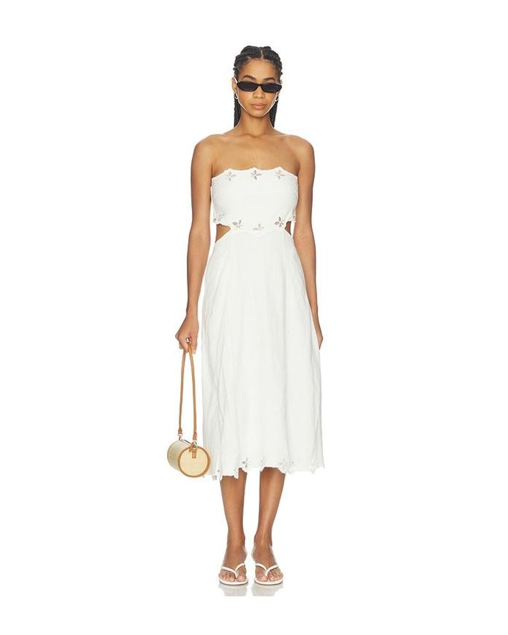 Astr White Shavonda Dress
