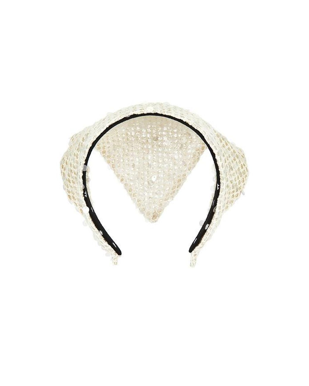 Lele Sadoughi White Headband