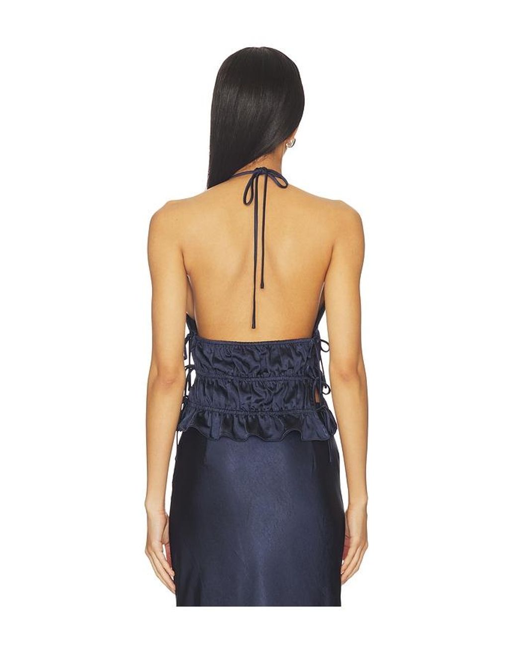 Nia Blue Balboa Top