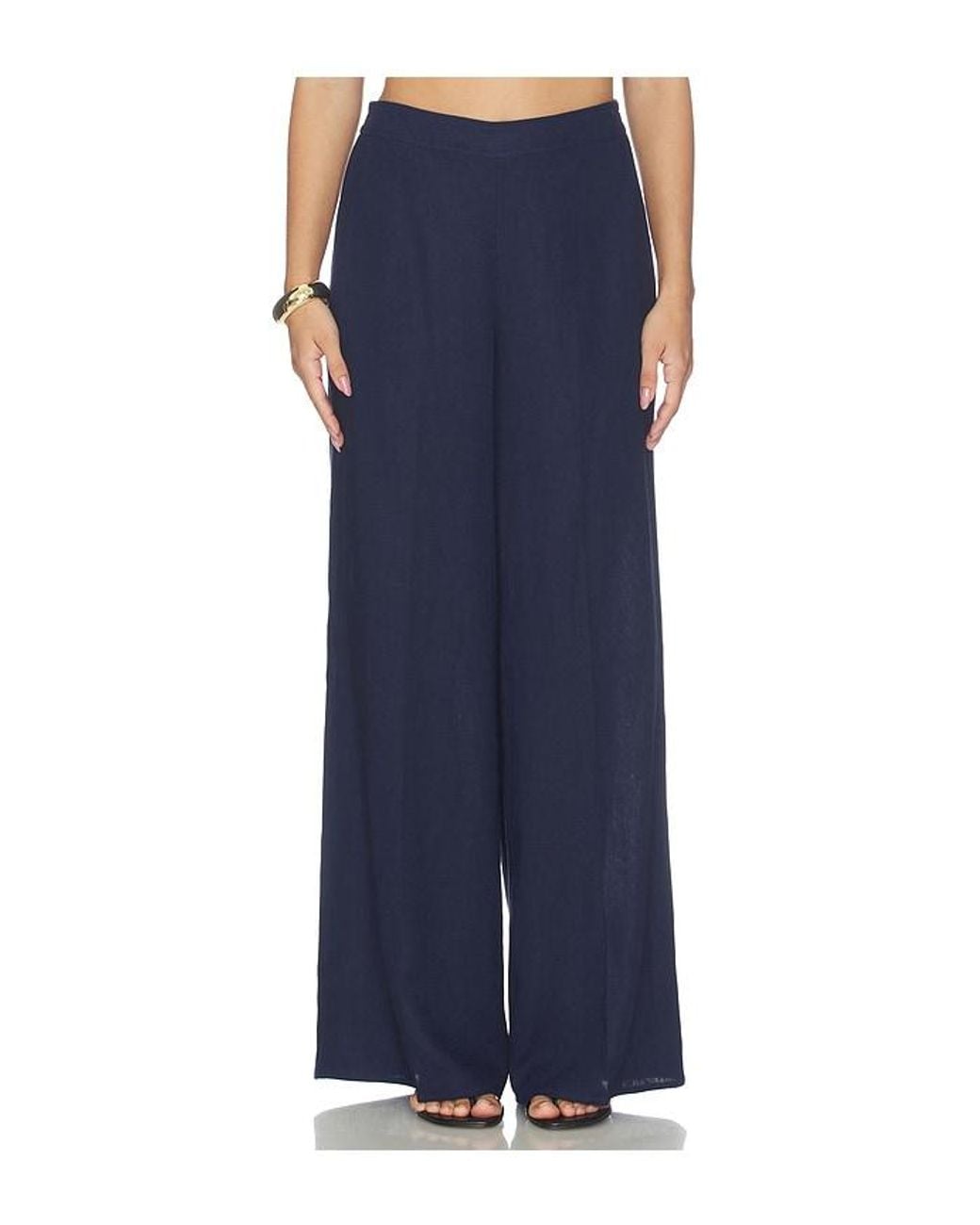 Generation Love Blue Kelela Linen Pants