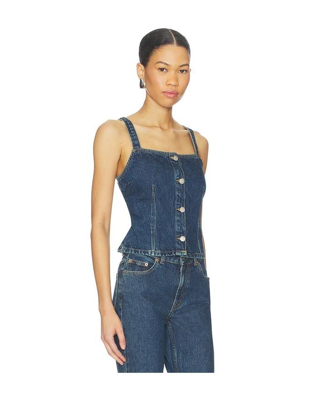 Dr. Denim Blue Niamh Top