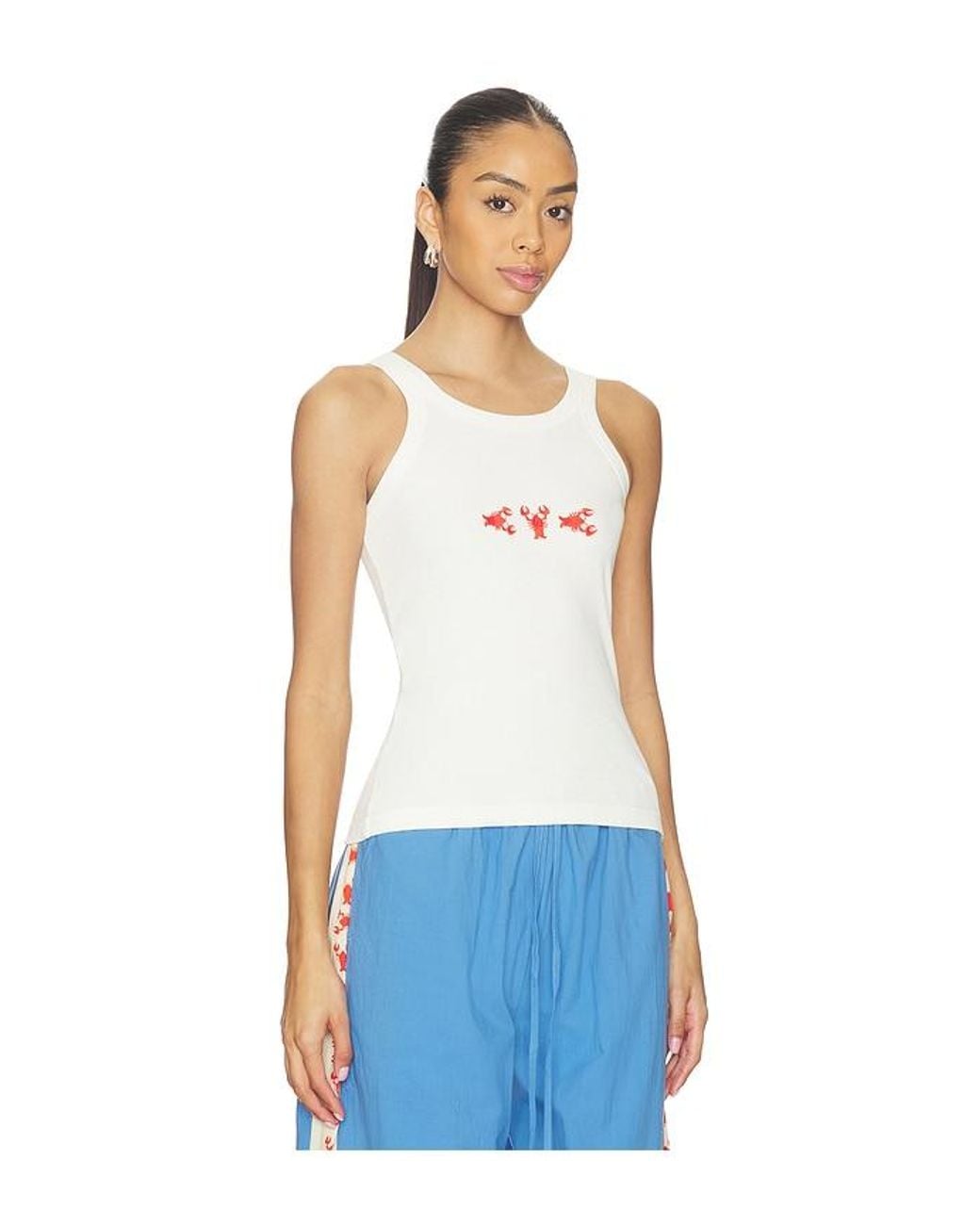 Araminta James Blue Lobster Tank Top