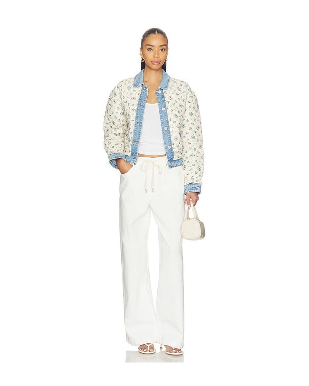 Blank NYC White Drawstring Jeans