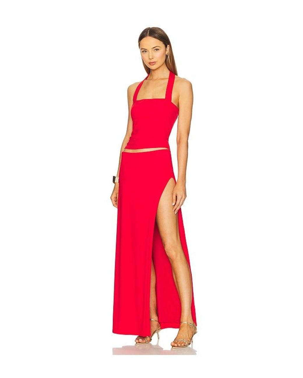 superdown Red Normi Skirt Set