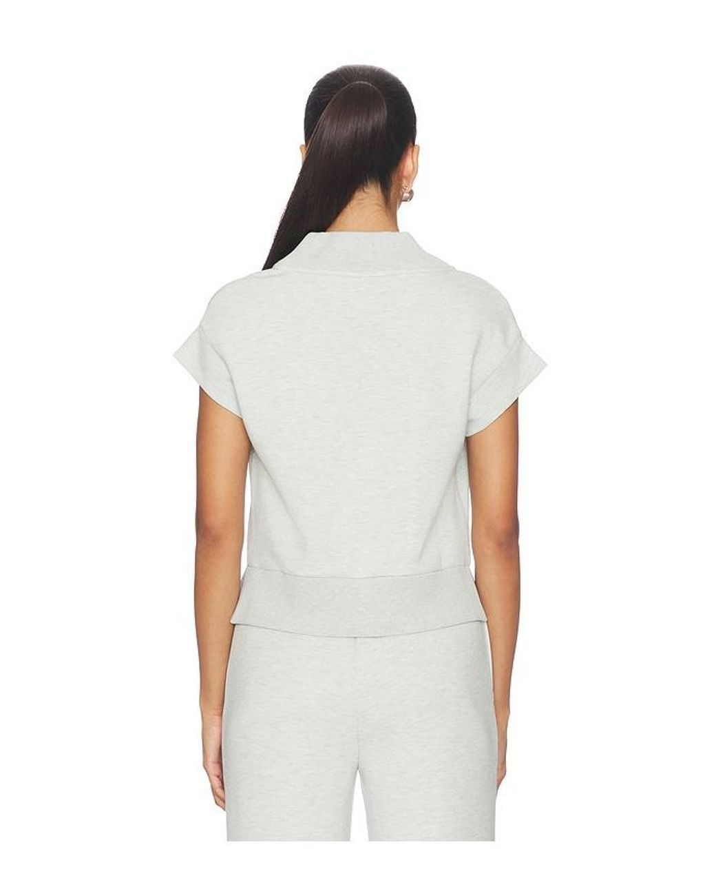 Varley White Gracee V Neck Tank Top