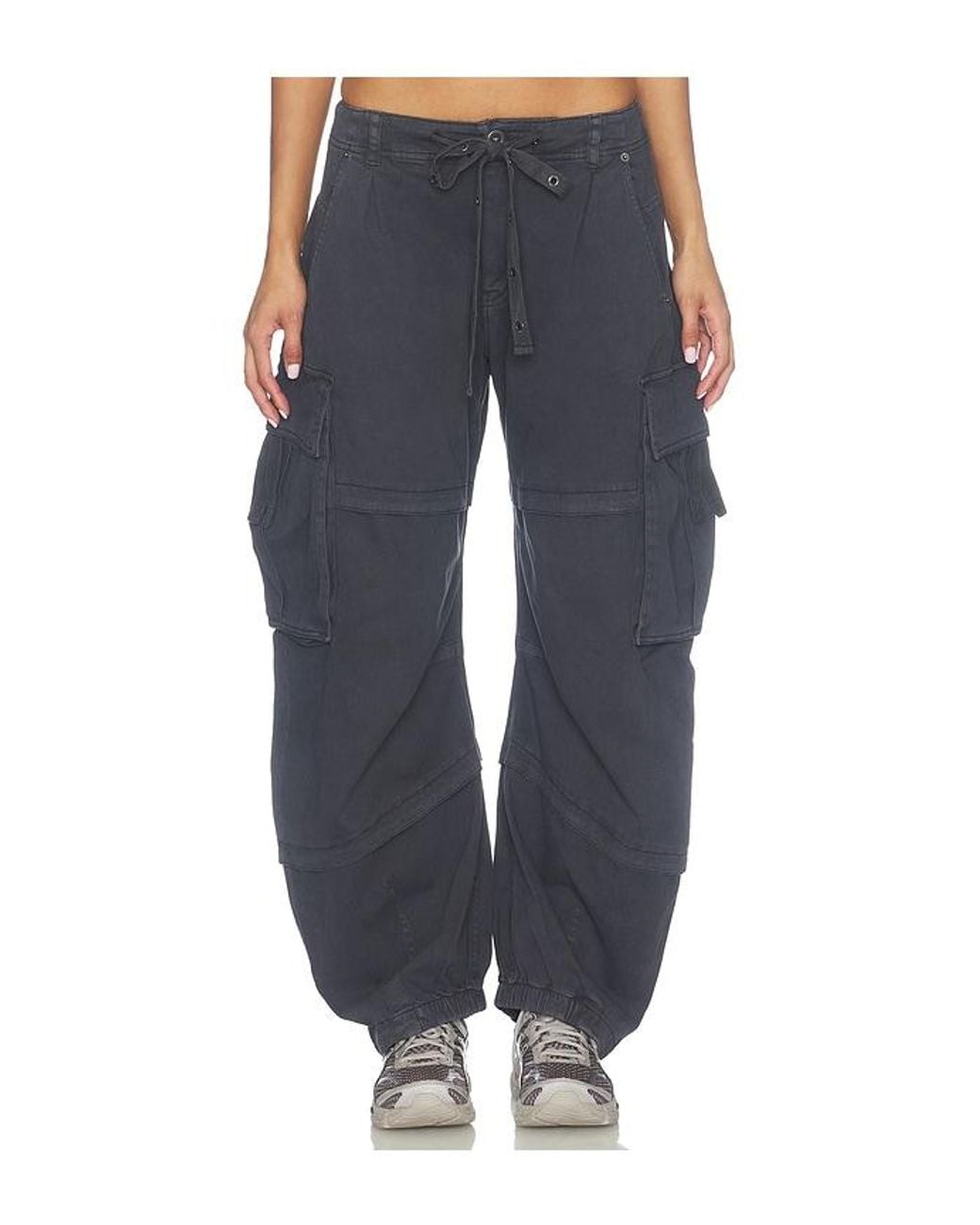 Free People Blue X We The Free Reef Curved Cargo Twill