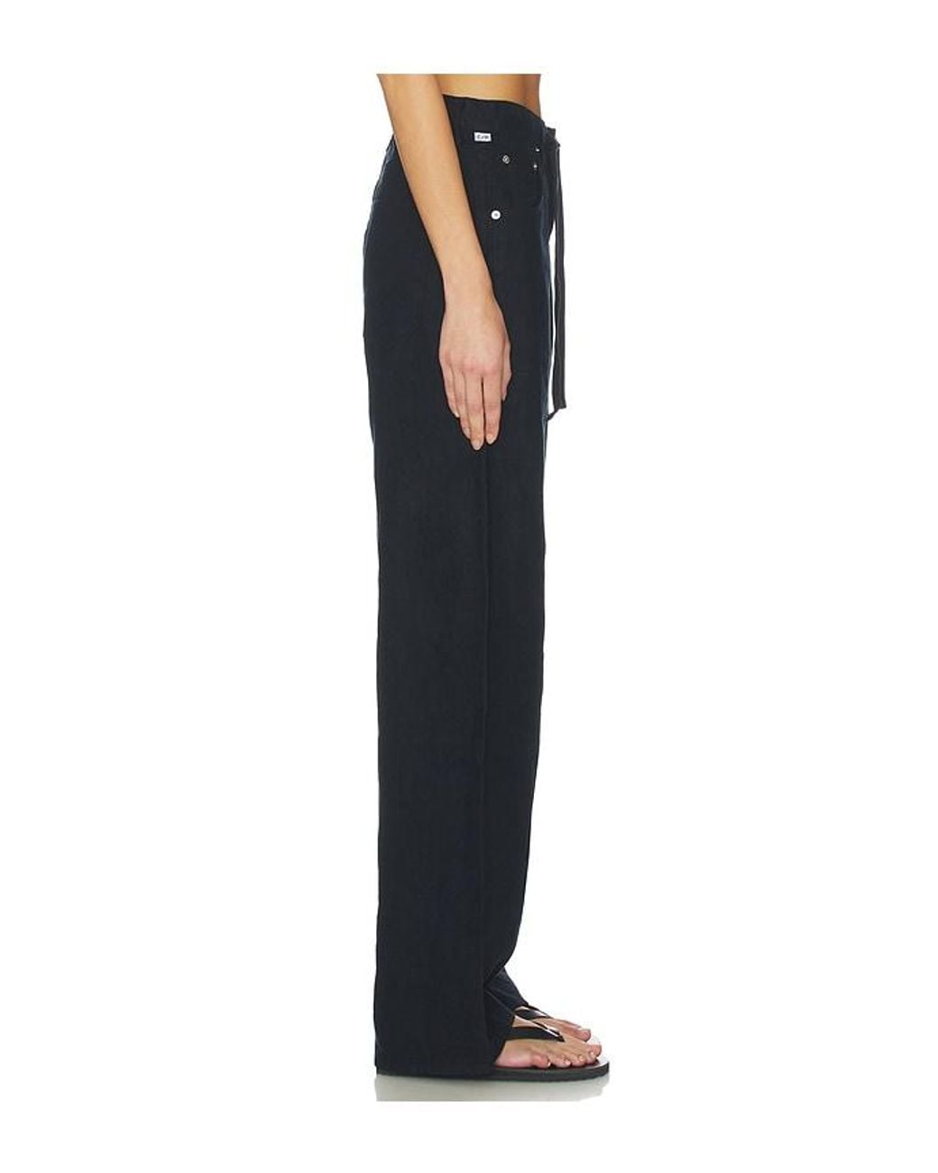 Citizens of Humanity Black Brynn Drawstring Trouser