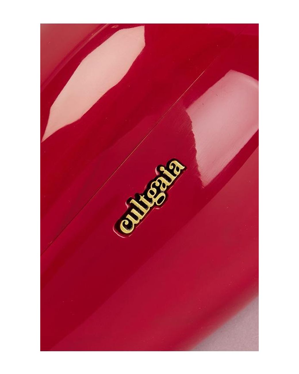 Cult Gaia Red Florence Clutch