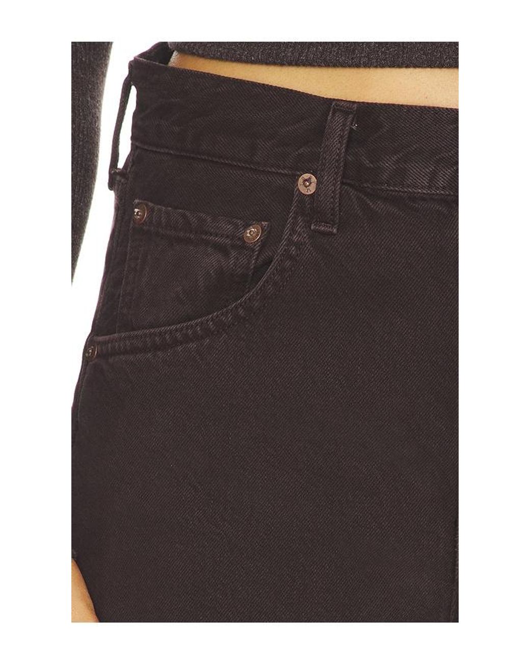 Agolde Black Low Curve Jeans