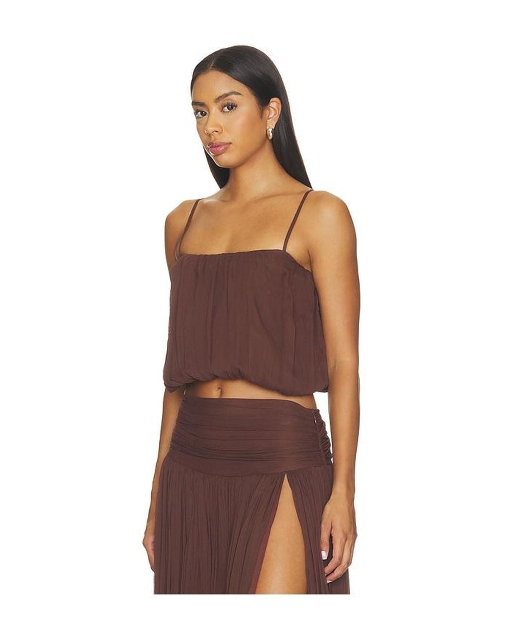 Tularosa Brown Etta Top