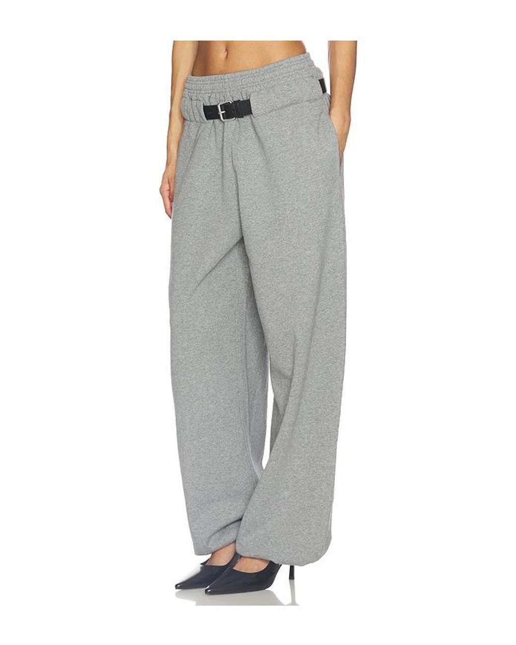 Alexander Wang Gray Belted Sweatpant