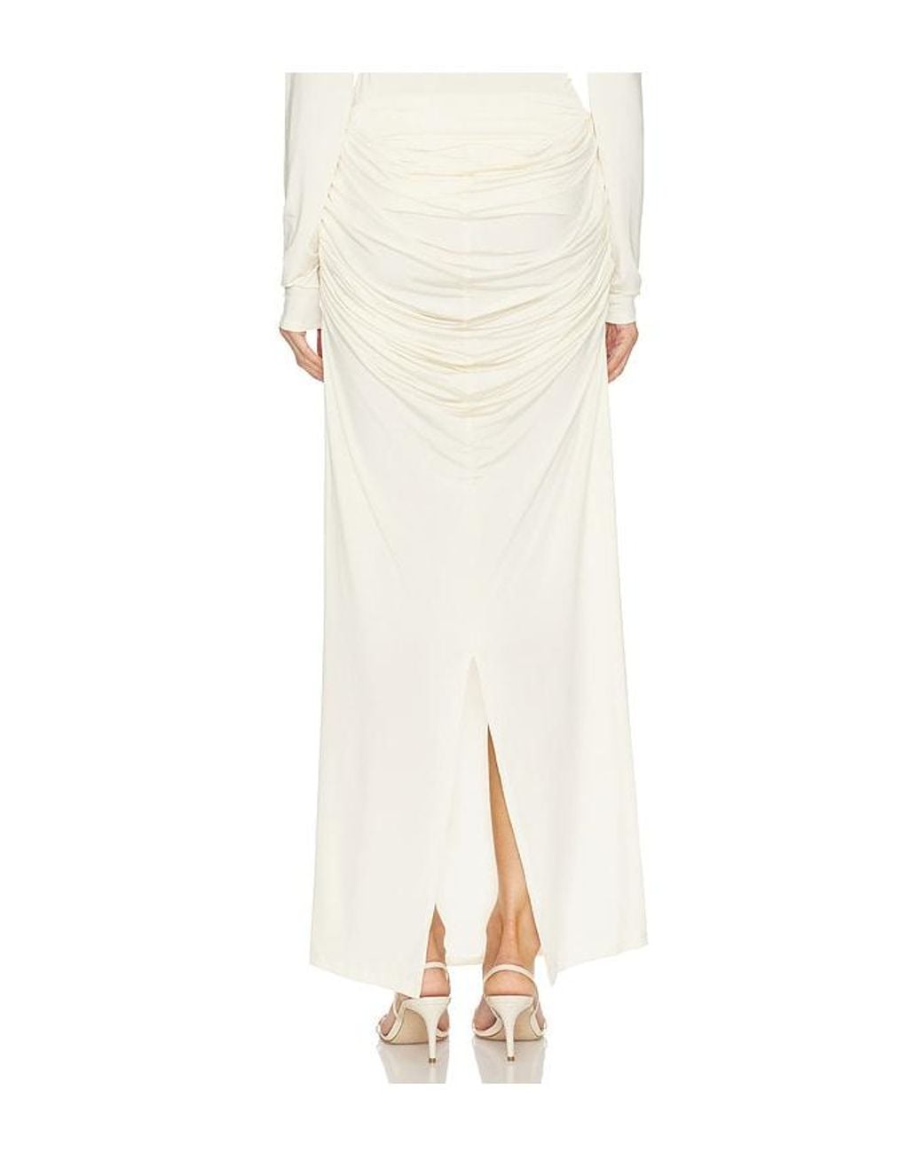 Paris Georgia White Raffy Skirt
