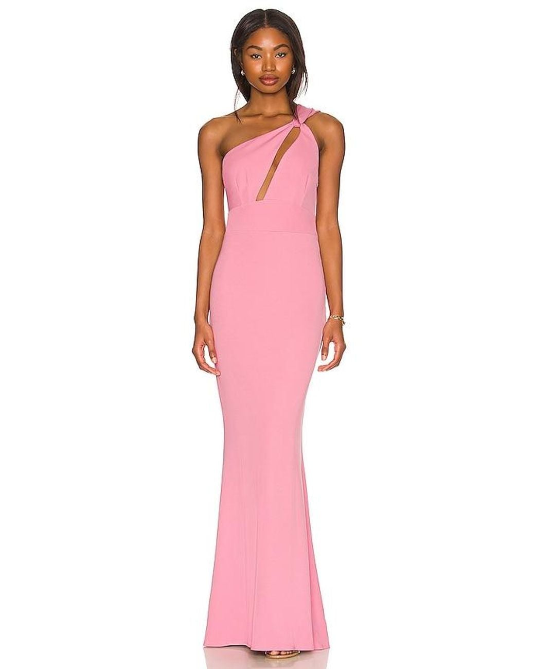 Katie May Pink Edgy Gown