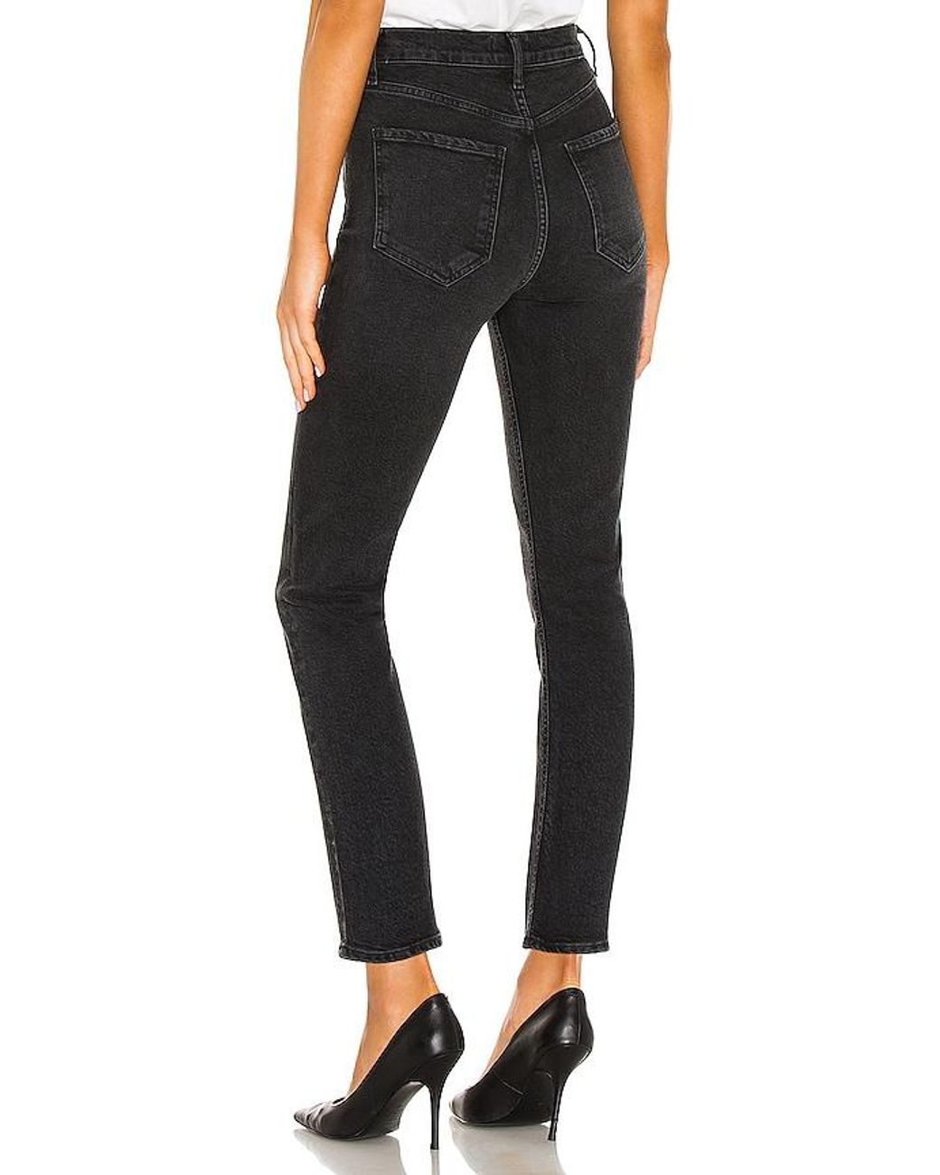 Pierna Recta Riley En Color Negro Talla (También En 31, 32, 33, 34) Agolde de color Black