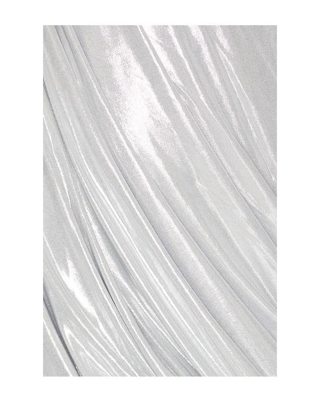 Norma Kamali White Sleeveless Twist Mini Dress