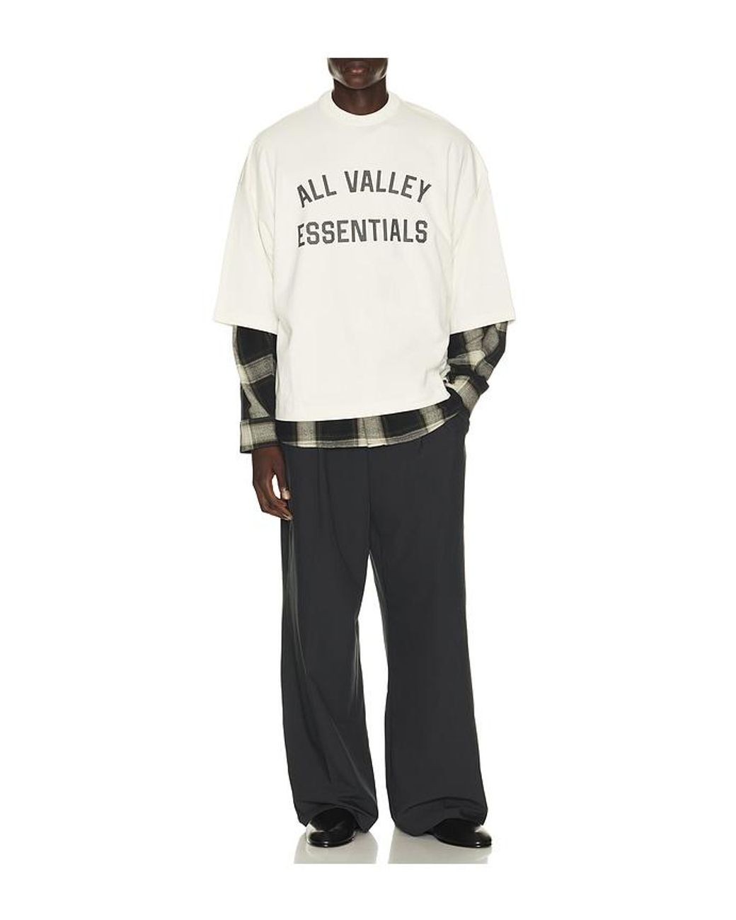 Fear Of God White Merch Tee for men